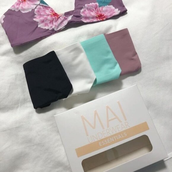 💗 4-Pack Mai NWT Classic Bottom Lingerie & Swimwear Panties - Picture 3 of 14